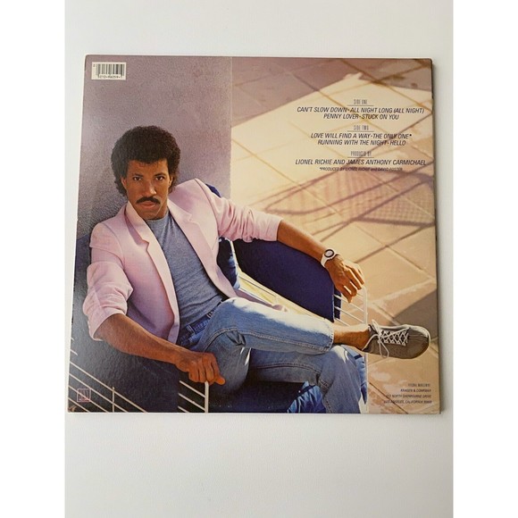 Lionel Richie Can't Slow Down LP 1983 Motown 6059 ML EX All Night Long Hello - Picture 2 of 10